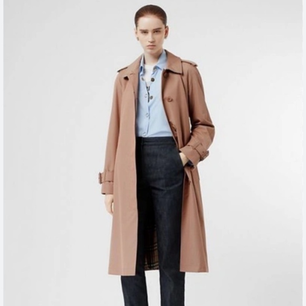 Burberry trench coat NWT apricot tan size 6